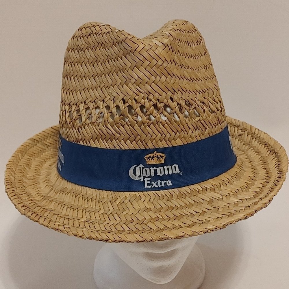 SUMMER Corona Extra Straw Hat One Size fits Most 100% Straw